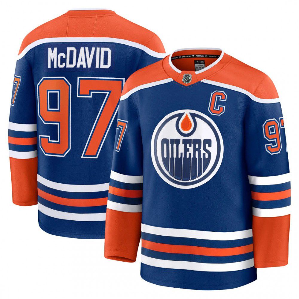 Connor McDavid Edmonton Oilers Home Premium Player Jersey-Pro Kit Vault | Brand New 26/27 Sports Jerseys